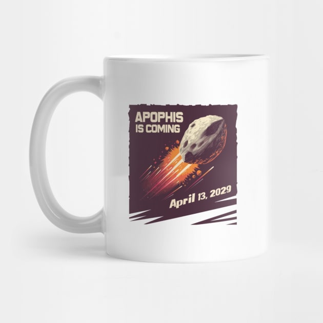 Apophis 99942 April 13 2029 Space Lover Comet Meteor by Adam Brooq